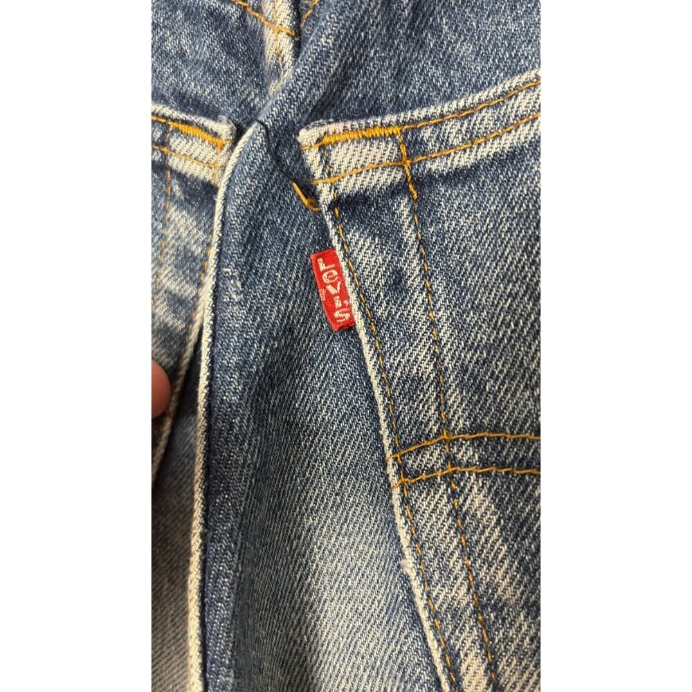 VINTAGE LEVIS 505 80'S HIGH WAIST MOM JEANS 22 - Picture 8 of 14